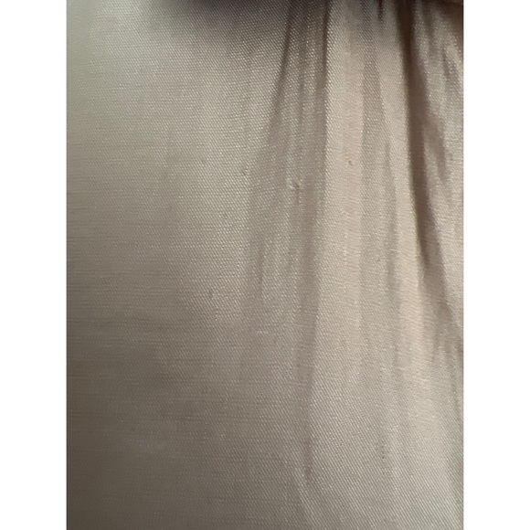 M Banana Republic Latte faux wrap Surplice Blouse with collar - Picture 3 of 5